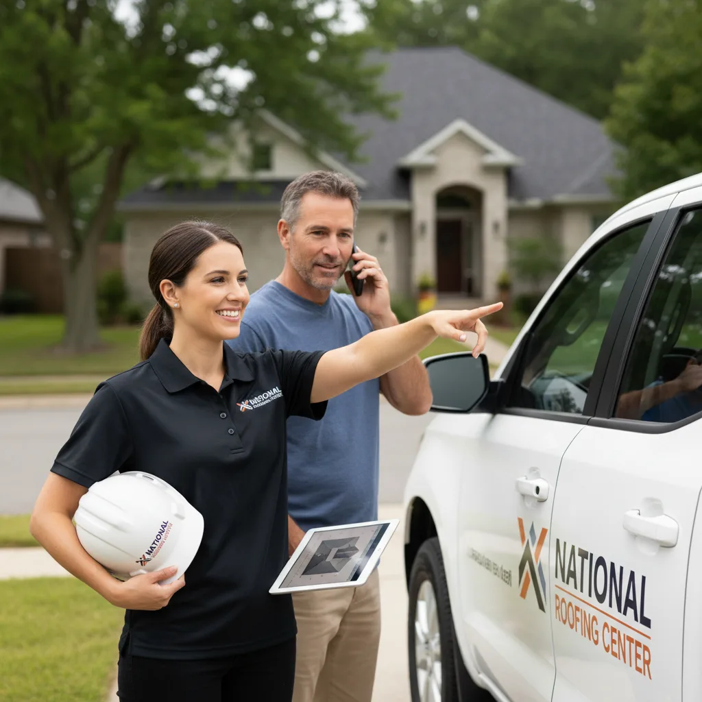 National Roofing Center customer support in Check